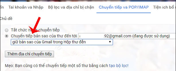 Cách chuyển thư từ Gmail này sang Gmail khác