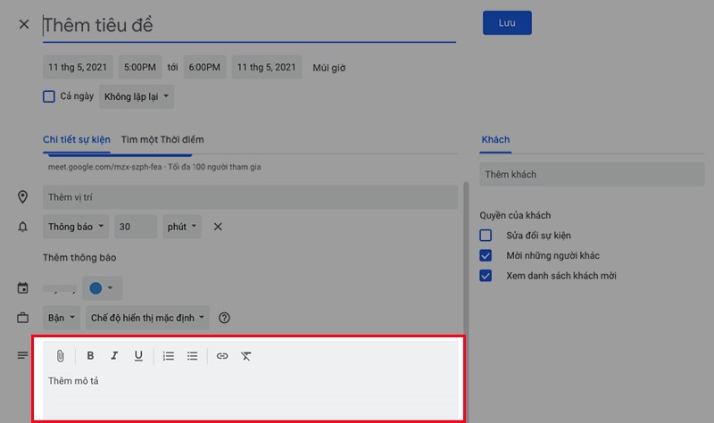 Hướng dẫn sử dụng Google Meet học trực tuyến trên máy tính