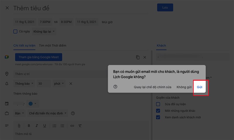 Hướng dẫn sử dụng Google Meet học trực tuyến trên máy tính