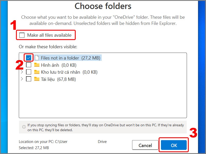 Hướng dẫn sử dụng lưu trữ đám mây OneDrive