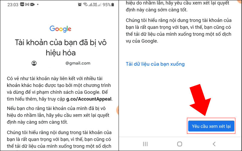 Nhấn vào Tiếp theo để tiếp tục đăng nhập tài khoản