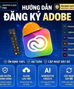 Tài Khoản Adobe Full App 1TB Clould (1 Năm)