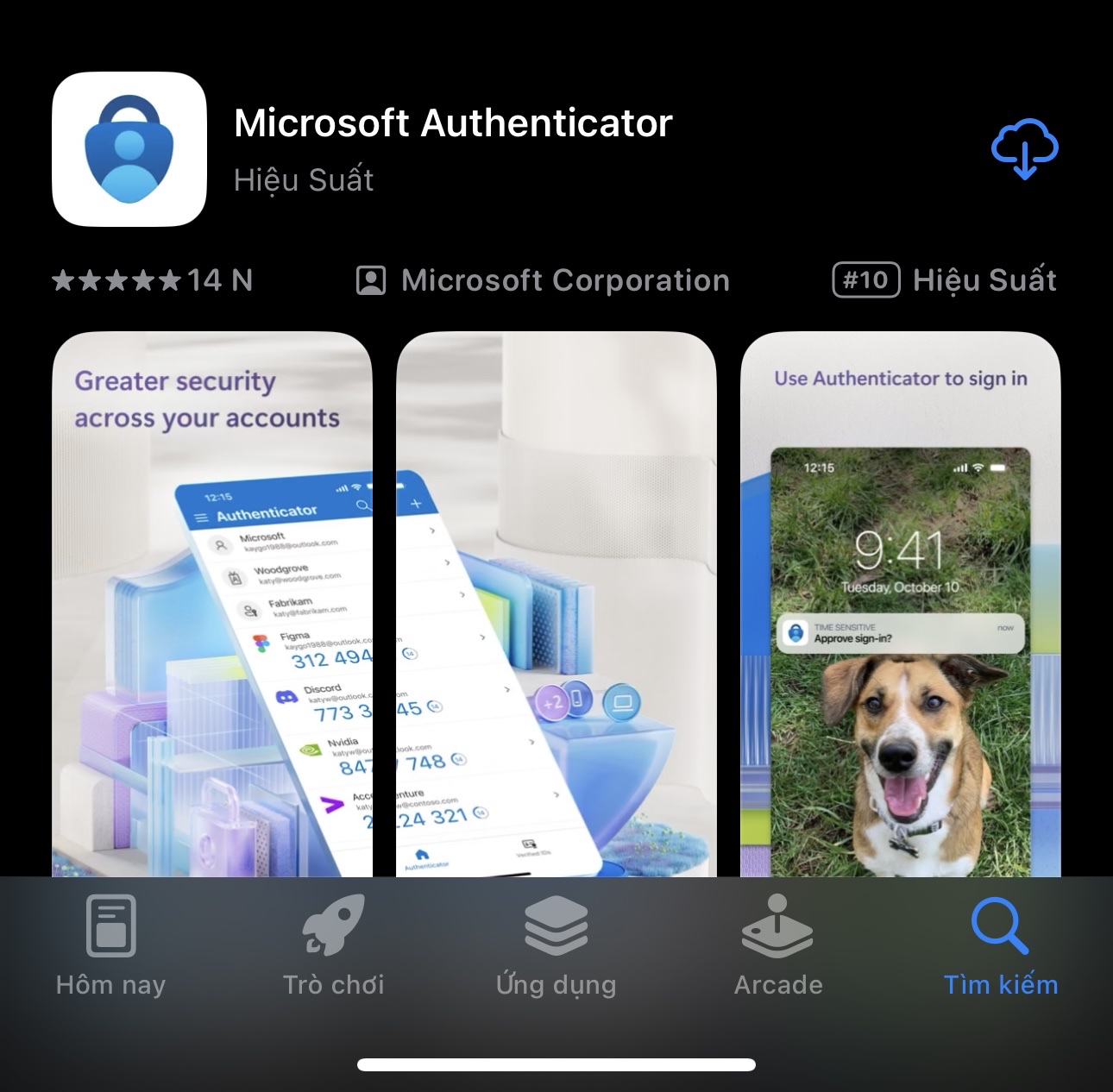 Xác minh bằng App Microsoft Authenticator